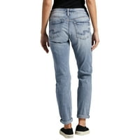Silver Jeans Co. Ženske farmerke za tanke noge srednjeg rasta, veličine struka 24-36