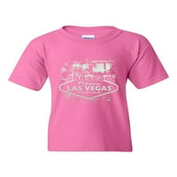 Majice i majice za velike devojke, do veličine velikih devojaka-Dobrodošli u Las Vegas Nevada