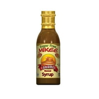 Mikee šećer Besplatno karamela s aromatiziranim sirupom Oz staklenom bocom - pojedinačno pakovanje