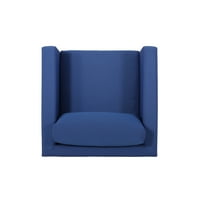 Plemeniti kuća Jaziya Moderna preslikana klupska stolica za presvlake, set od 2, mornarsko plava