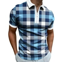 Muška košulja Golf košulja Retro boja kontrast Outdoor Street kratki rukavi dugmad-down Print Odjeća odjeća modni dizajner Casual Breathable