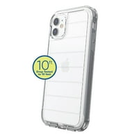 onn. Tanka robusna torbica za telefon za iPhone iPhone XR - Clear Grey